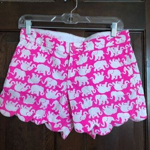 Pink Tusks in Sun Buttercup Shorts
